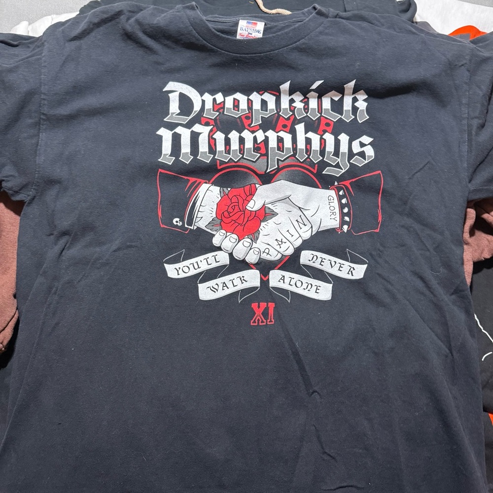Dropkick Murphys Black Graphic T-Shirt Size XL